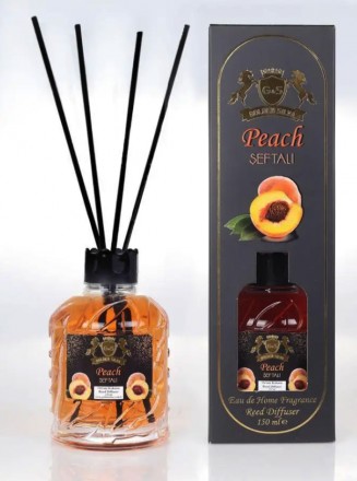 Аромадиффузор для дома Персик Golden Silva Reed Diffuser, 150 ml. Одеса. фото 1 Аромадиффузор для дома Персик Golden Silva Reed Diffuser, 150 ml. Одеса. фото 1
