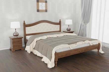 Пропонуємо двоспальне ліжко СК Л-2232 з натурального дерева, яке виробляється зі. . фото 4