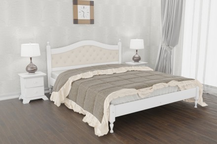 Пропонуємо двоспальне ліжко СК Л-2232 з натурального дерева, яке виробляється зі. . фото 6