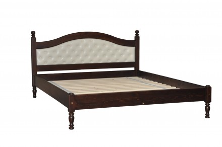 Пропонуємо двоспальне ліжко СК Л-2232 з натурального дерева, яке виробляється зі. . фото 3