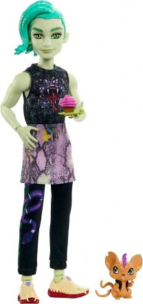 Monster High вернулся в сессию, а кукла Deuce Gorgon выглядит так же страшно, ка. . фото 4
