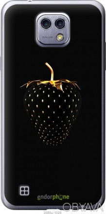 Чехол "Черная клубника" для LG X Cam K580Представляем Вашему вниманию дизайнерск. . фото 1