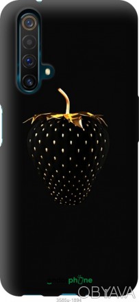 Чехол "Черная клубника" для Realme X50Представляем Вашему вниманию дизайнерские . . фото 1