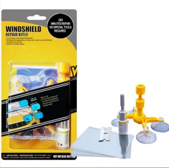 Полный набор для ремонта лобового стекла Sunroz Windshield Repair Kit 
В комплек. . фото 2