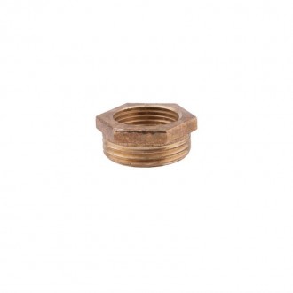 Футорка латунная 1"х3/4" ВН. Рогатин. фото 1