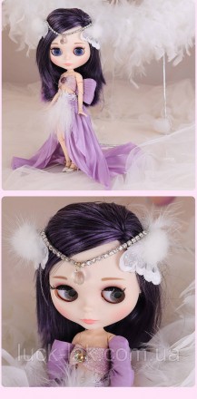 Хочу представити Вам ляльку Блайз Чарівна фея, темне волосся з фіолетовим відлив. . фото 4