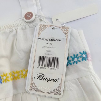 
Турецький сарафан для дівчинки. Зроблений із легкої бавовняної тканини. Літнє. . . фото 4
