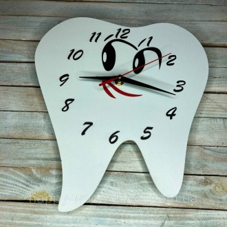 Часы отлично подойдут в интерьер стоматологической клиники.
Часы выполнены из пл. . фото 3