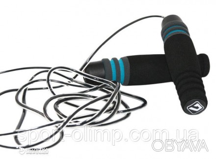 Швидкісна скакалка LiveUp PVC Speed Jump Rope - проста і дуже ефективна спортивн. . фото 1