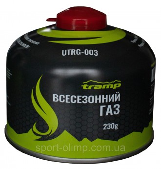 Балон газовий Tramp (нарізний) 230 грамів UTRG-003
Газовий балон нарізного (Epi-. . фото 2