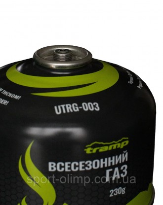 Балон газовий Tramp (нарізний) 230 грамів UTRG-003
Газовий балон нарізного (Epi-. . фото 3