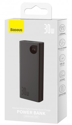 Бренд: Baseus Тип: Внешний аккумулятор (павербанк) Заряжаемые устройства: смартф. . фото 7