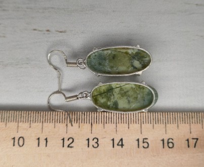 Пропонуємо Вам придбати сережки з натуральним каменем зелений опал .
	
	
	
	Виро. . фото 6