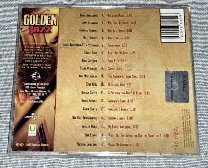 Продам Лицензионный СД Golden Jazz
Состояние диск/полиграфия NM/NM
-
Lalel: А. . фото 3