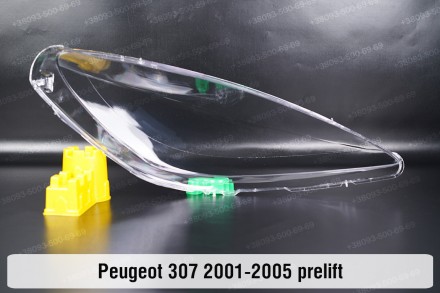 Скло на фару Peugeot 307 (2001-2005) дорестайлінг ліве.У наявності скло фар для . . фото 3