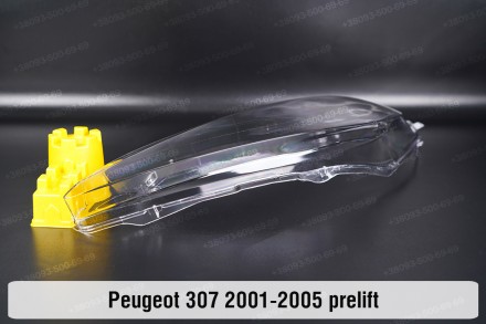 Скло на фару Peugeot 307 (2001-2005) дорестайлінг ліве.У наявності скло фар для . . фото 8