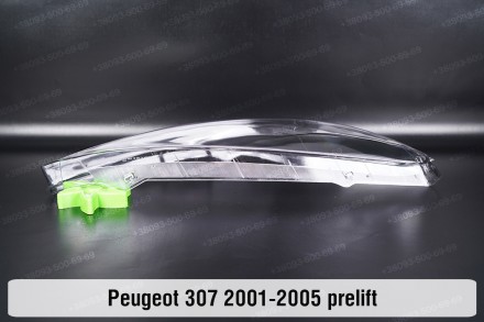 Скло на фару Peugeot 307 (2001-2005) дорестайлінг праве.У наявності скло фар для. . фото 8