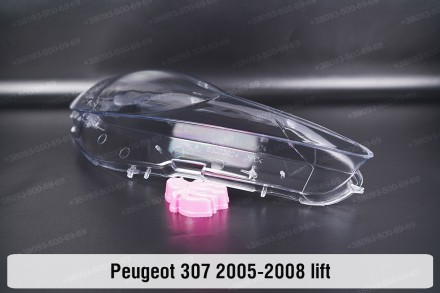 Стекло на фару Peugeot 307 (2005-2008) рестайлинг правое.В наличии стекла фар дл. . фото 9