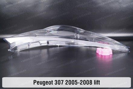 Стекло на фару Peugeot 307 (2005-2008) рестайлинг правое.В наличии стекла фар дл. . фото 4