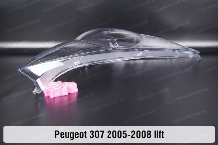 Стекло на фару Peugeot 307 (2005-2008) рестайлинг правое.В наличии стекла фар дл. . фото 6