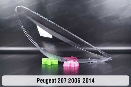 Скло на фару Peugeot 207 (2006-2014) праве.У наявності скло фар для наступних ав. . фото 2