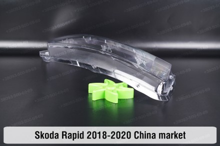 Скло на фару Skoda Rapid China (2018-2020) праве.
У наявності скло фар для насту. . фото 5