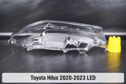 Стекло на фару Toyota Hilux LED (2020-2024) VIII поколение 2 рестайлинг правое.
. . фото 3