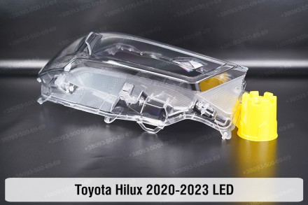 Стекло на фару Toyota Hilux LED (2020-2024) VIII поколение 2 рестайлинг правое.
. . фото 7