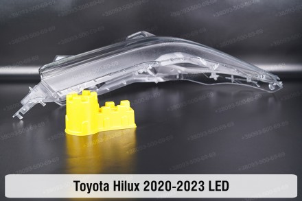 Стекло на фару Toyota Hilux LED (2020-2024) VIII поколение 2 рестайлинг правое.
. . фото 5