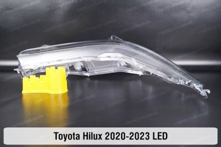 Стекло на фару Toyota Hilux LED (2020-2024) VIII поколение 2 рестайлинг правое.
. . фото 4