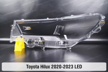 Стекло на фару Toyota Hilux LED (2020-2024) VIII поколение 2 рестайлинг правое.
. . фото 2