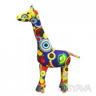 Мягкая игрушка жираф "Радуга". Выглядит очень мило и очень мягкая и приятная на . . фото 1