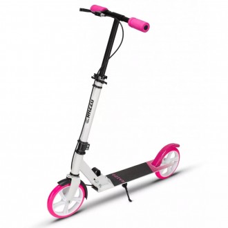 Самокат із ручним тормозом Razzo CITY 200 мм. алюмінієвий HUL1-200 White/Pink. Запорожье. фото 1 Самокат із ручним тормозом Razzo CITY 200 мм. алюмінієвий HUL1-200 White/Pink. Запорожье. фото 1