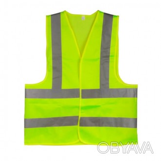 Жилет сигнальный зеленый XXL (62*70см) INTERTOOL SP-2029