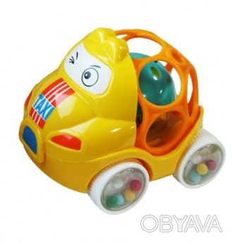 Машинка-погремушка для младенцев. Выглядит очень мило и ярко. Понравится и успок. . фото 1