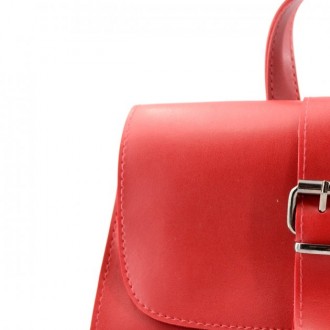 Продам рюкзак жіночий червоний з екошкіри, дуже гарна якість, б/у, стан відмінни. . фото 6