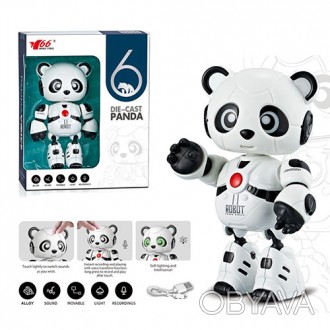 Тварина MY66-Q1206 панда, акум., USB, повторює, функція запису, муз., світло, ко. . фото 1