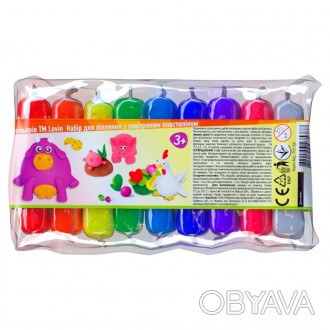 9 кольорів ТМ Lovin Набір для ліплення з повітряним пластиліном. . фото 1
