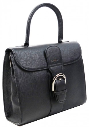 Женская кожаная сумка на одной ручке Giorgio Ferretti черная GF-bag-W-045
Описан. . фото 2