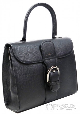 Женская кожаная сумка на одной ручке Giorgio Ferretti черная GF-bag-W-045
Описан. . фото 1
