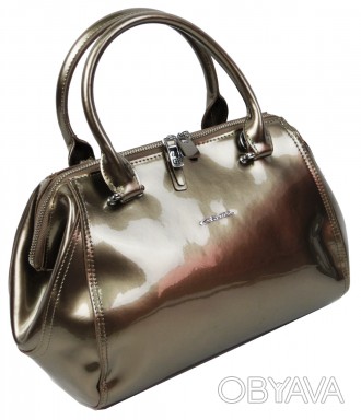 Перламутровая женская кожаная лаковая сумка Giorgio Ferretti бежевая
Описание мо. . фото 1