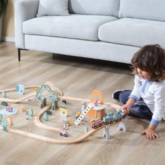 Железная дорога Viga Toys PolarB 90 – одна из любимейших игр малышей! Порадуйте . . фото 8