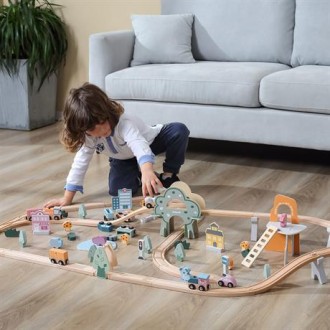 Железная дорога Viga Toys PolarB 90 – одна из любимейших игр малышей! Порадуйте . . фото 7