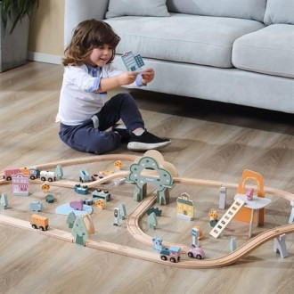 Железная дорога Viga Toys PolarB 90 – одна из любимейших игр малышей! Порадуйте . . фото 10