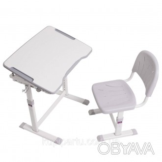 Комплект эргономичной детской парты-трансформера и стула со скидкой Cubby Olea G. . фото 1