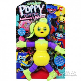 Кукла антистресс. Персонаж игры Poppy Playtime. Имеет гармошки на руках, ногах и. . фото 1