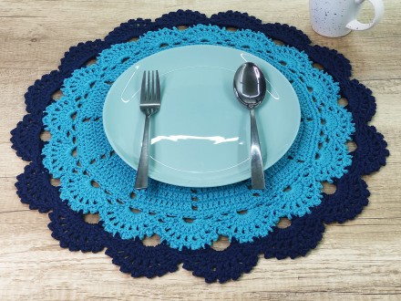 Салфетки оттенки синего для сервировки стола и декорации – подарочный набор
Ваш . . фото 3