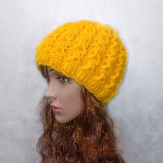 Шапка - женская - PRIGRIZ
 Вязаная шапка которая подарит вам тепло и комфорт в х. . фото 2