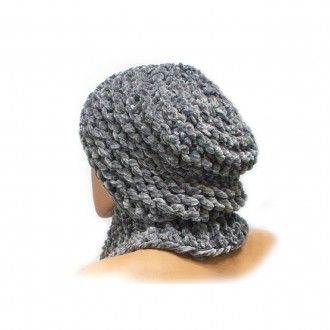 
Набор шапка и шарфик / "Mic Grey"
Современно, стильно, модно - от PRIGRIZ
☑ РУЧ. . фото 4
