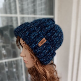 "Вязаная шапка" / "Blue Star"
Современная, стильная, модная шапка от PRIGRIZ
☑ Р. . фото 2